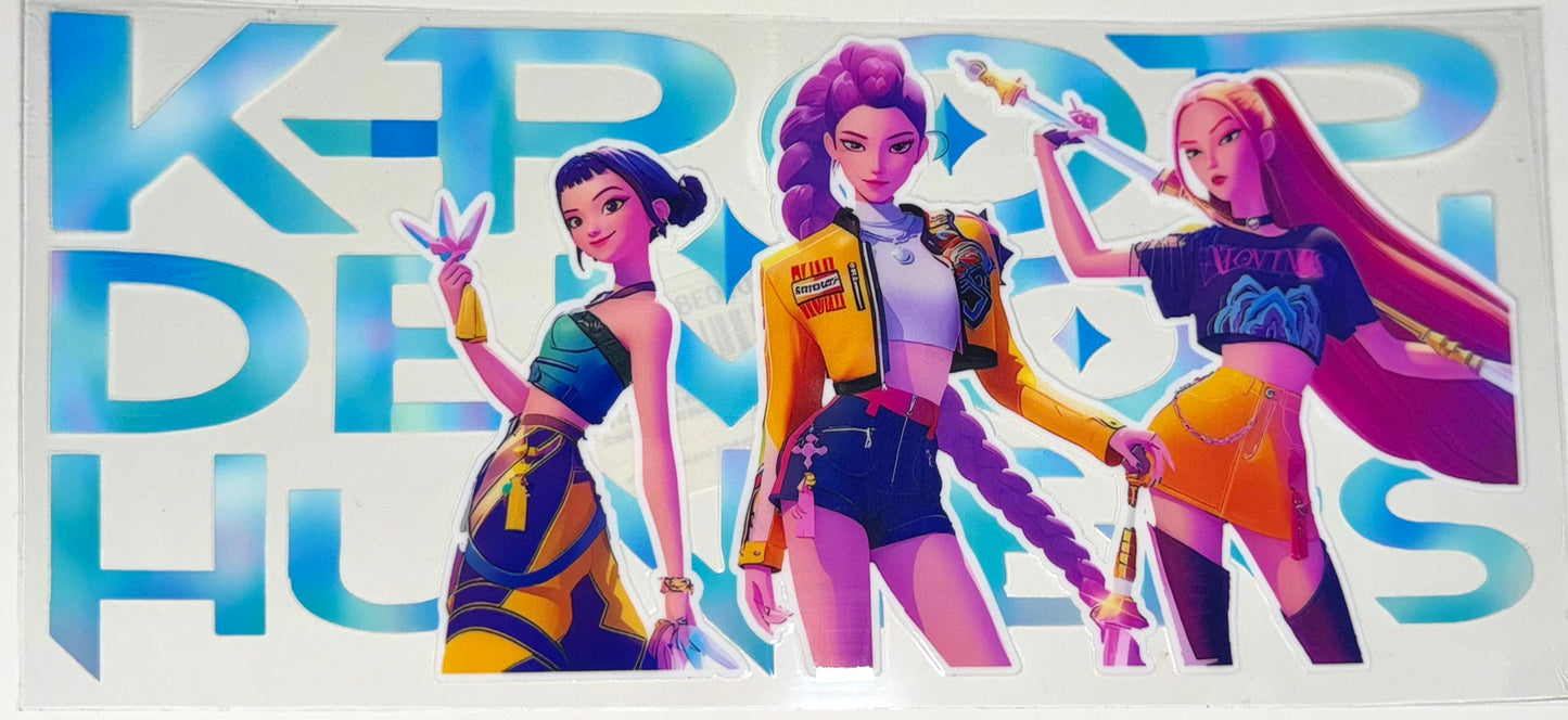 Kpop and Huntrix Decals