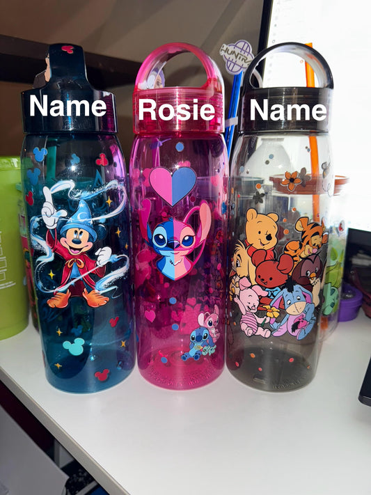 Character Water Bottles Bear Magical Kingdom Angel