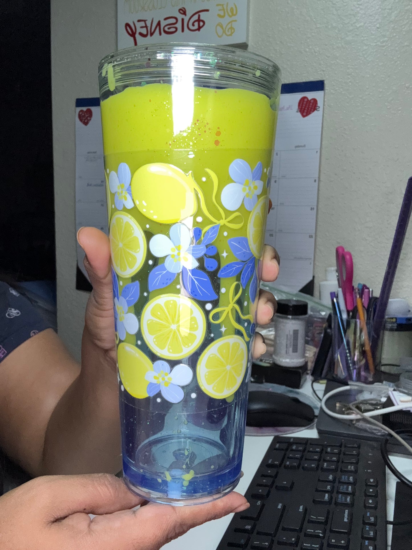 Lemon Drop Dual Lava Drip Cup