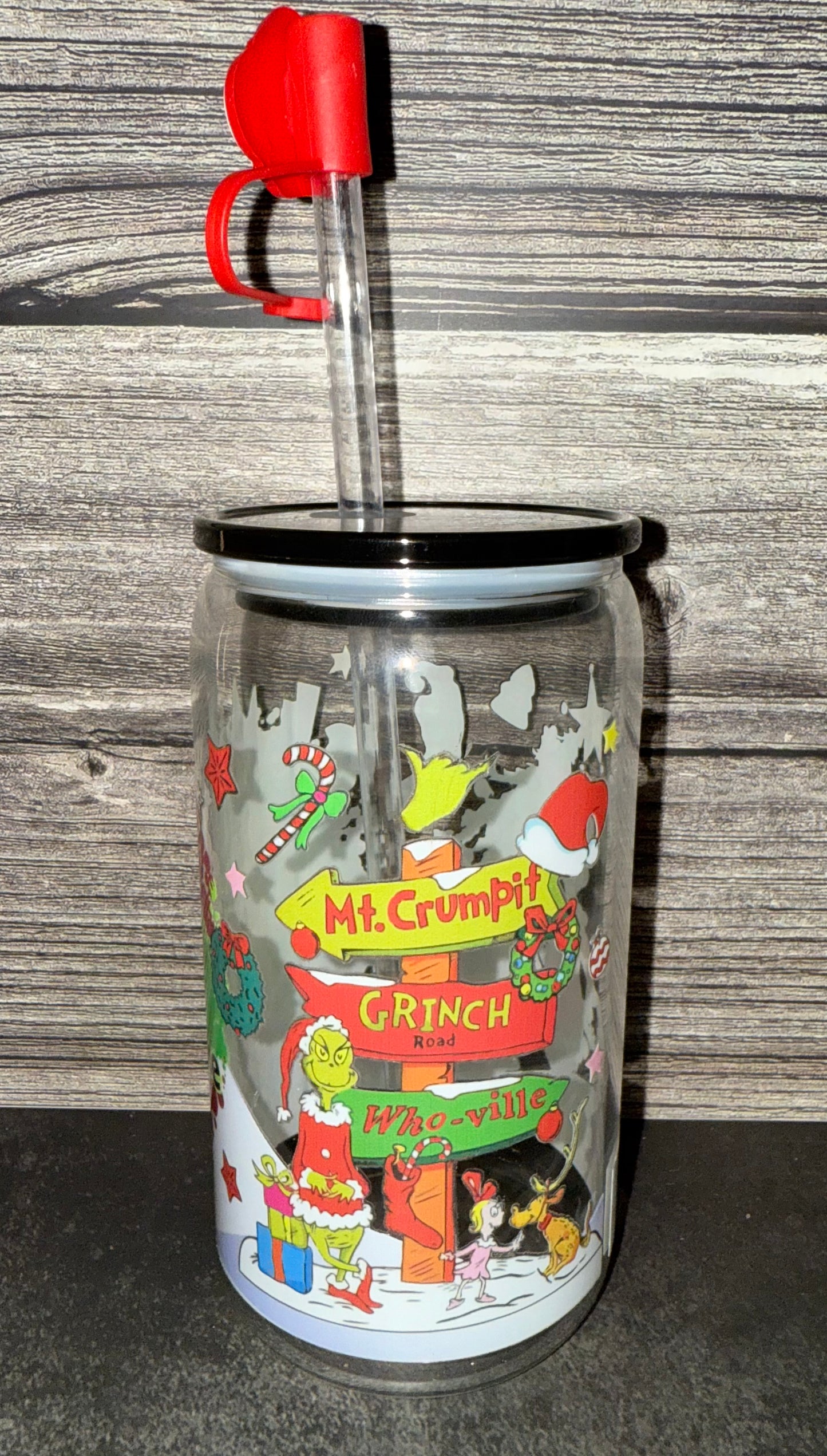 Cartoon Grinch Cup