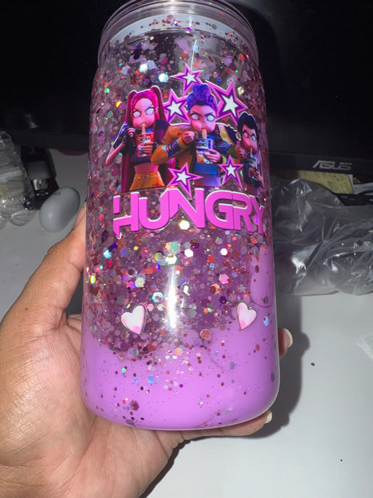 KPOP Ramen Lover Lava Glitter Cup