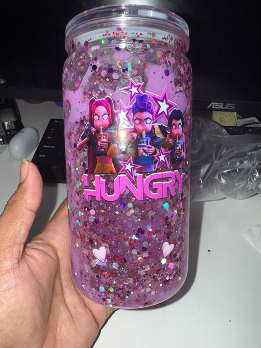 KPOP Ramen Lover Lava Glitter Cup