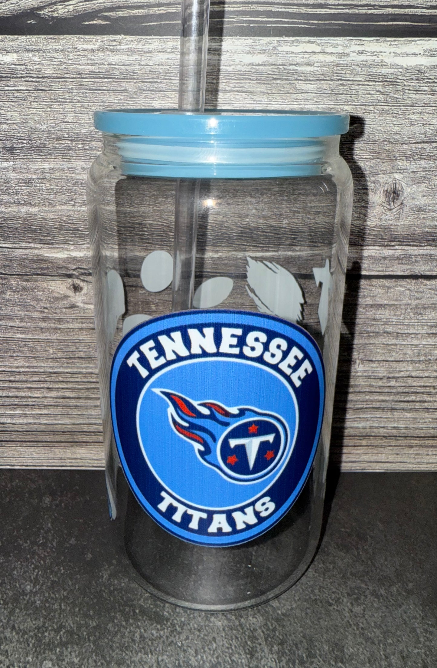 Tennessee Glass Cup w/Acrylic Lid