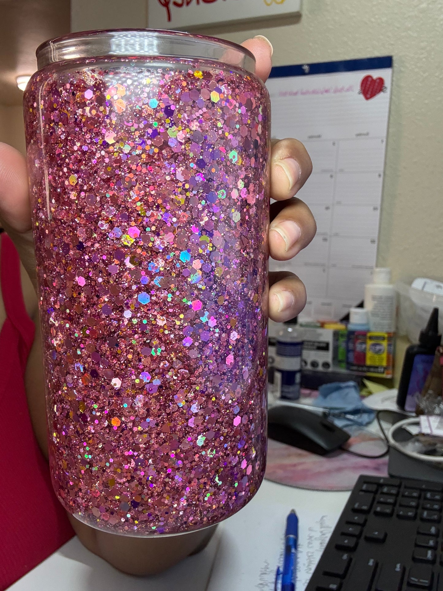 16oz Plastic (Snow Globe)