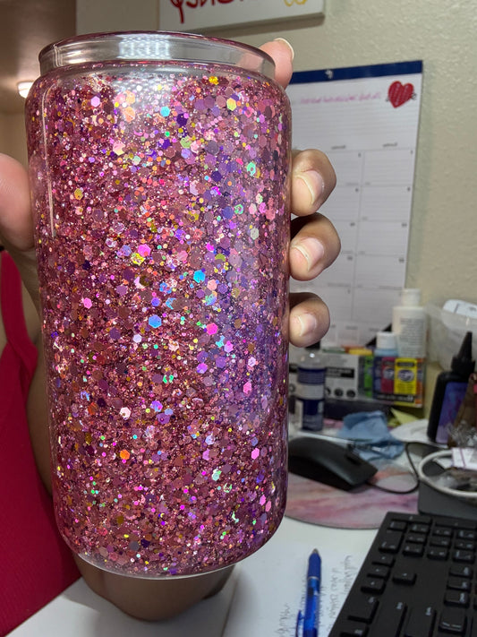 16oz Plastic (Snow Globe)