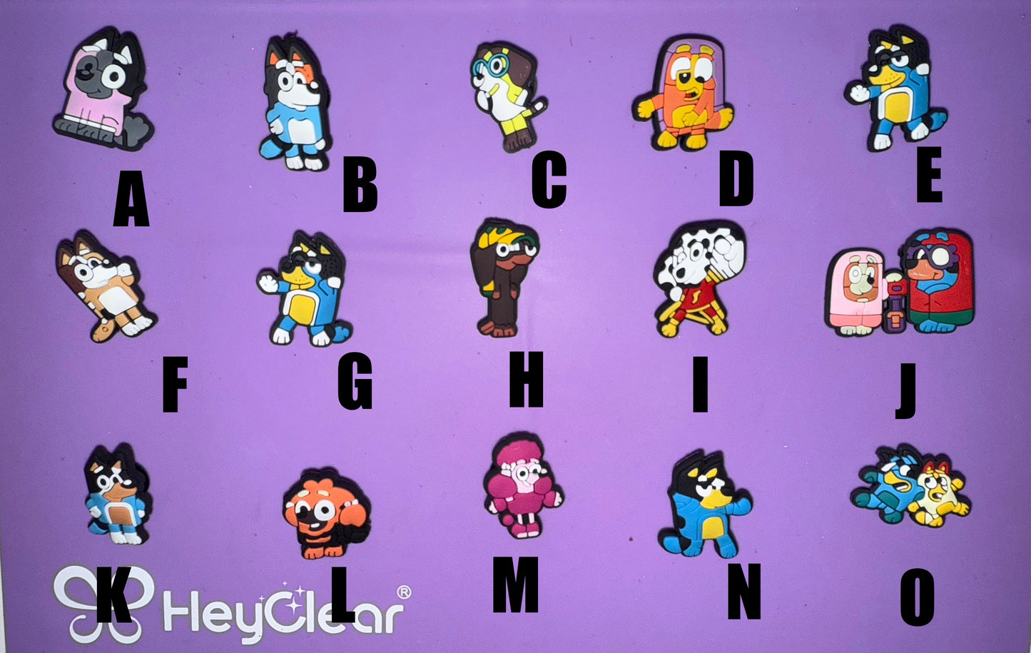 Kids Dog Character Bluey Shoe Charms