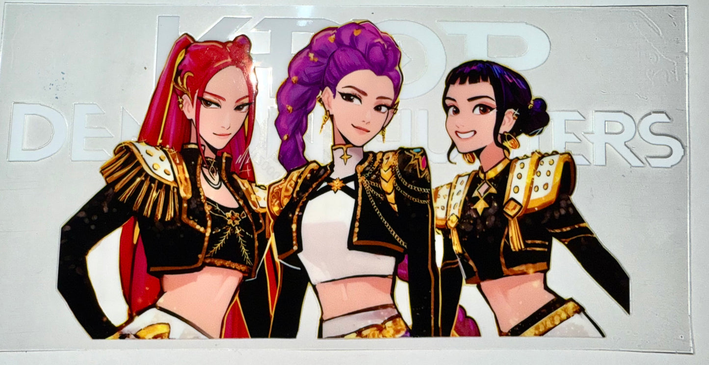 Kpop and Huntrix Decals