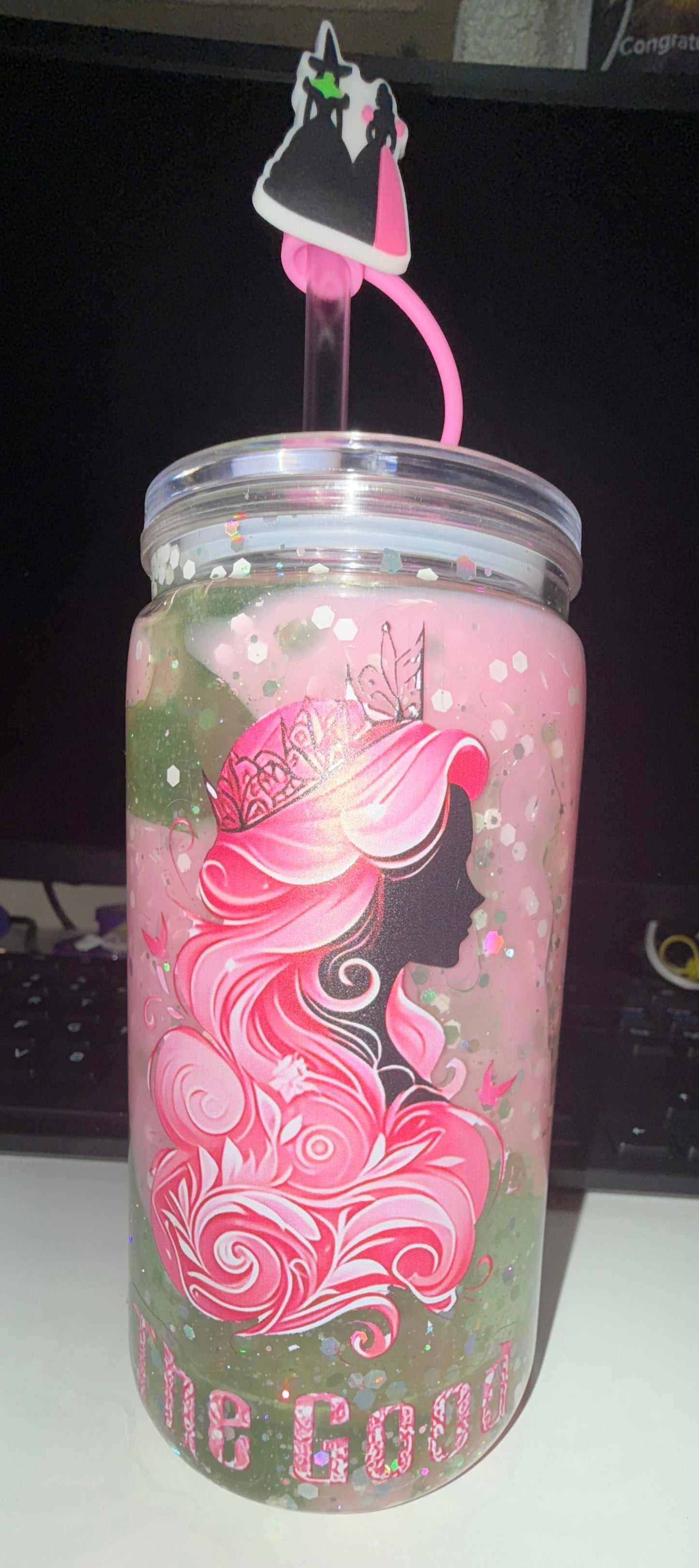 Witches Musical Theatre Lava Glitter Cup