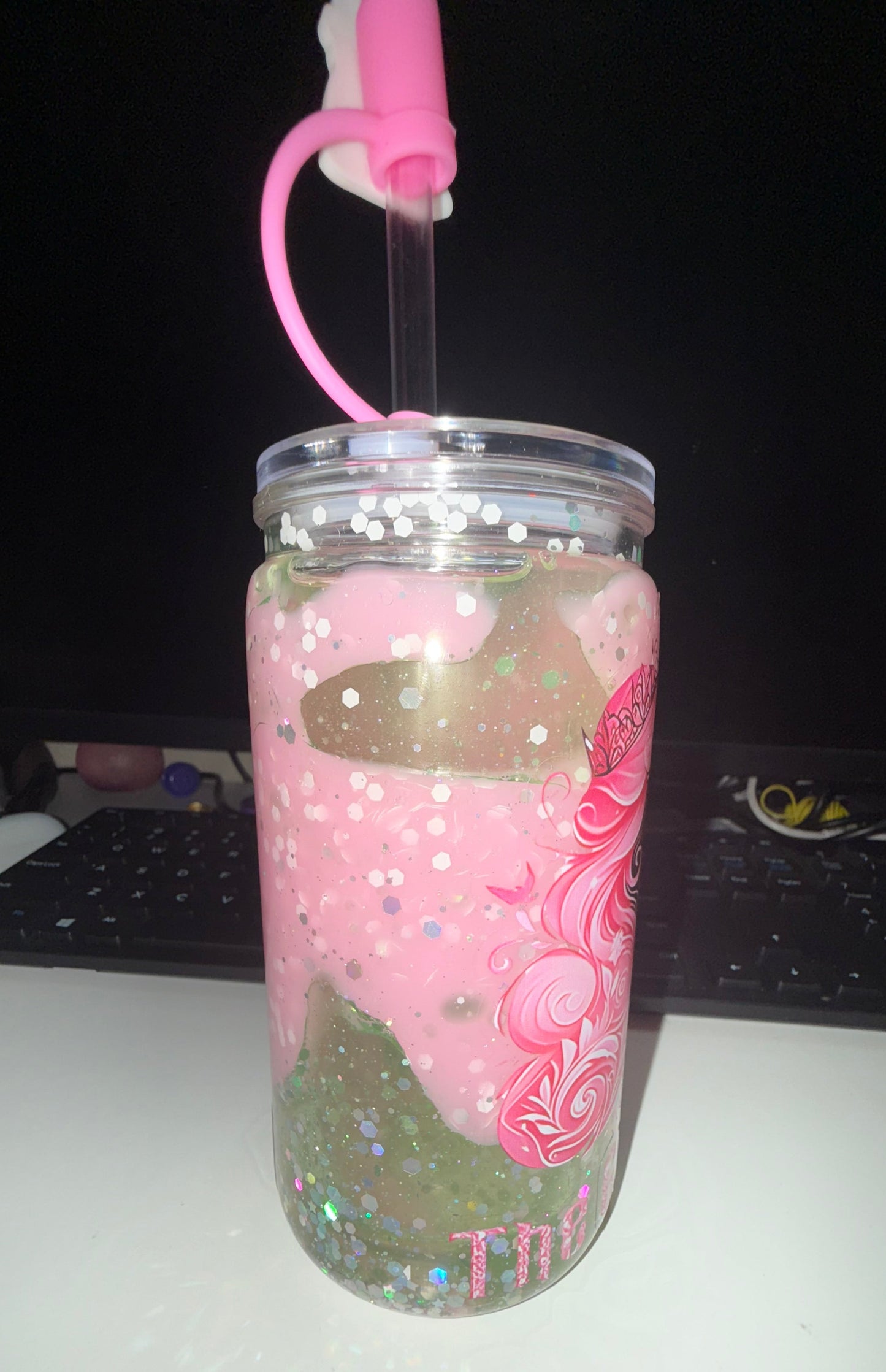 Witches Musical Theatre Lava Glitter Cup