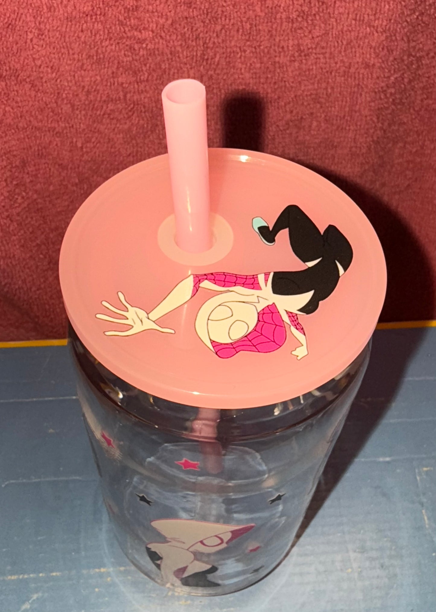 Pink Spider Gwen Acrylic Cup