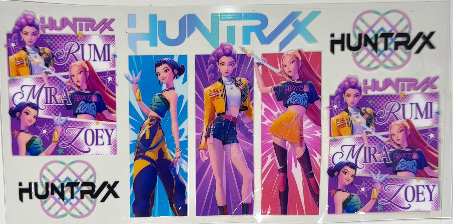Kpop and Huntrix Decals