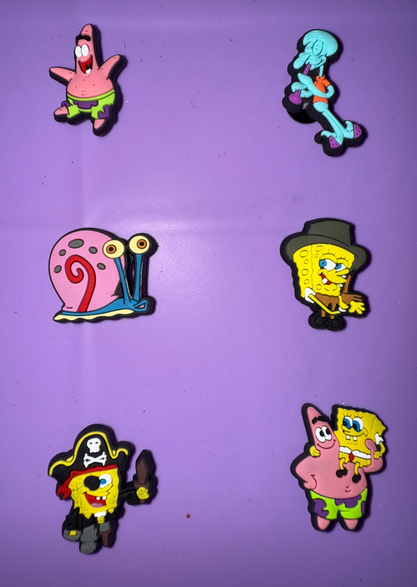Sponge Bob Square Pants Character Croc Charms