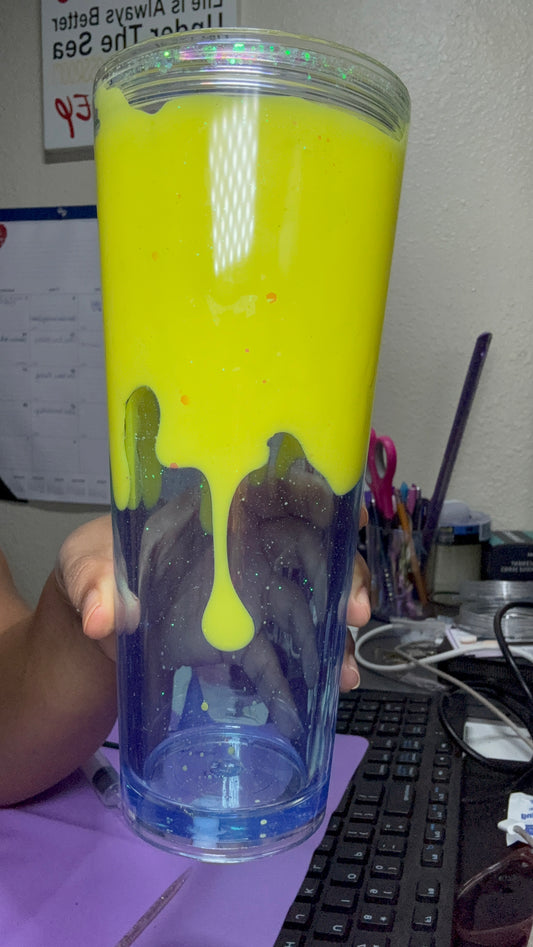 Lemon Drop Dual Lava Drip Cup