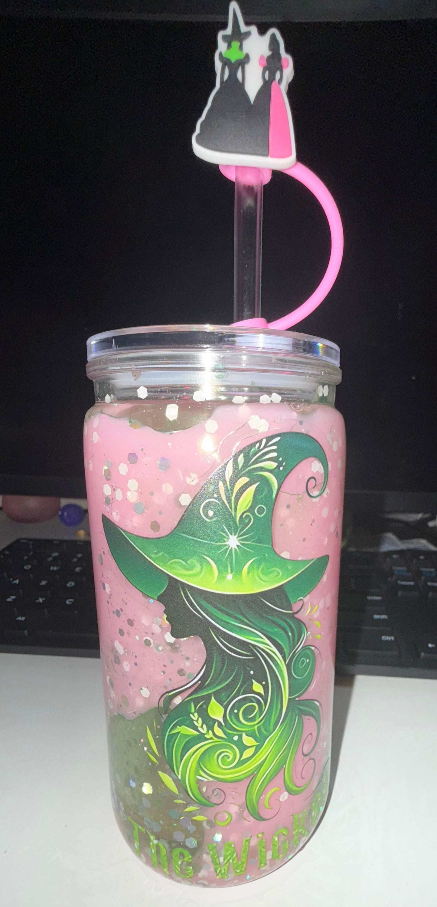 Witches Musical Theatre Lava Glitter Cup