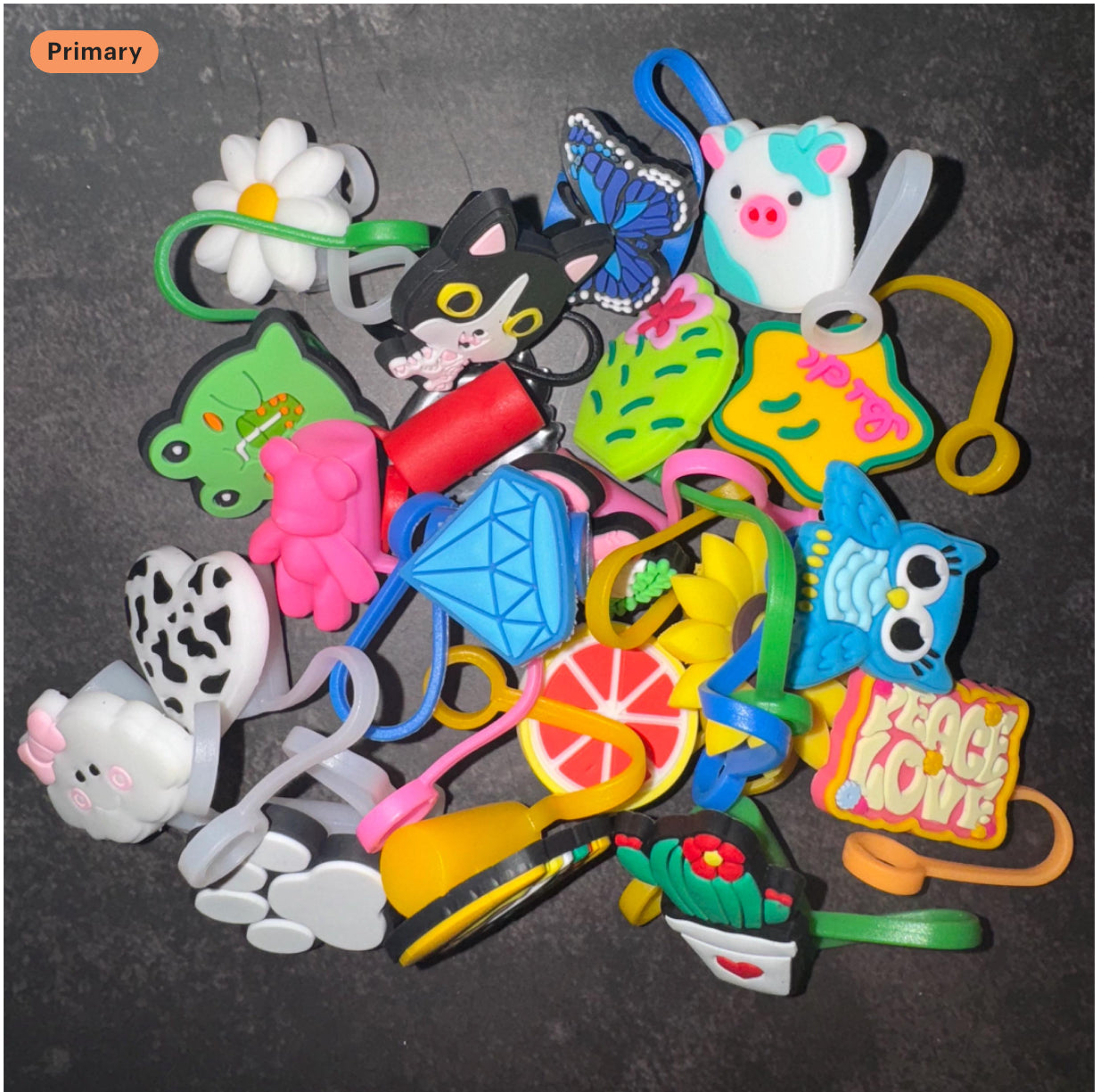 Variety Straw Cap Covers