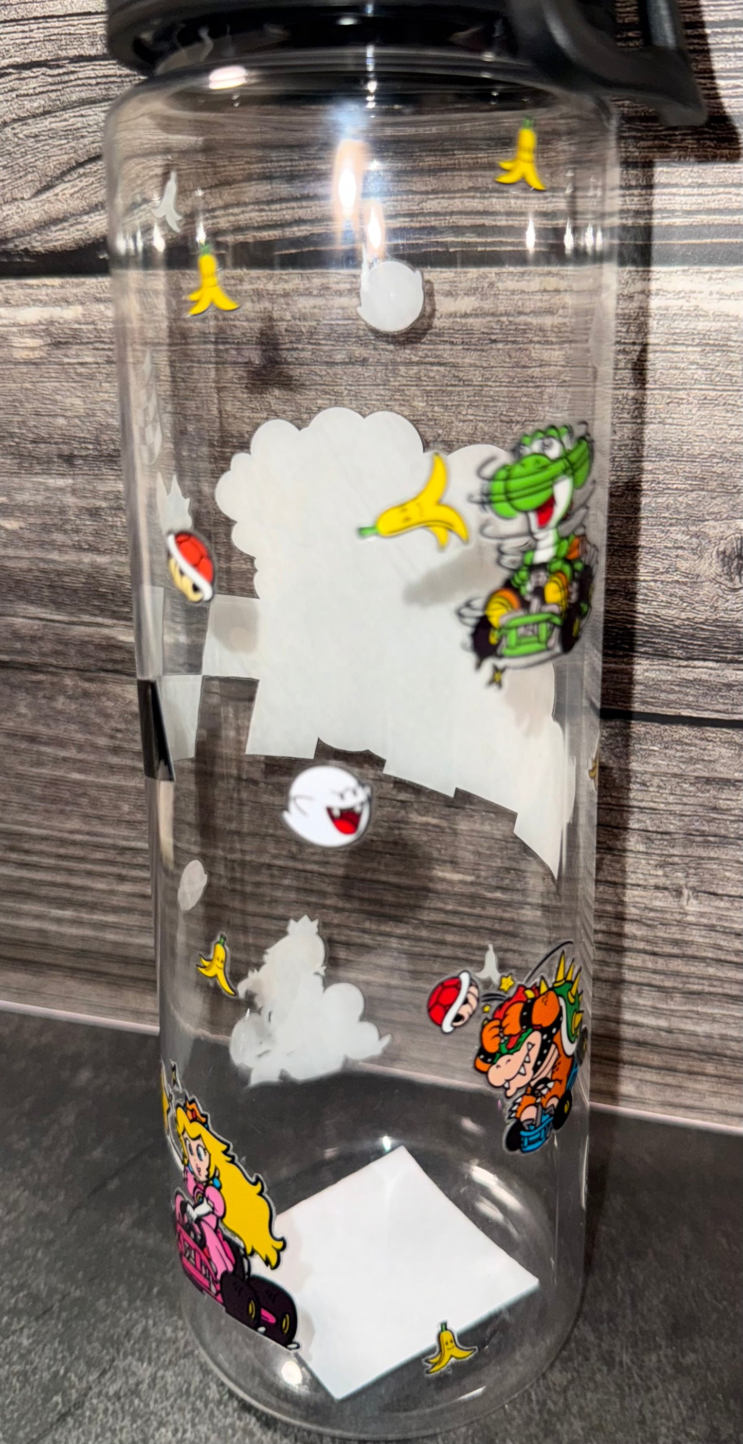 Kart Racing Game Character Water Bottle