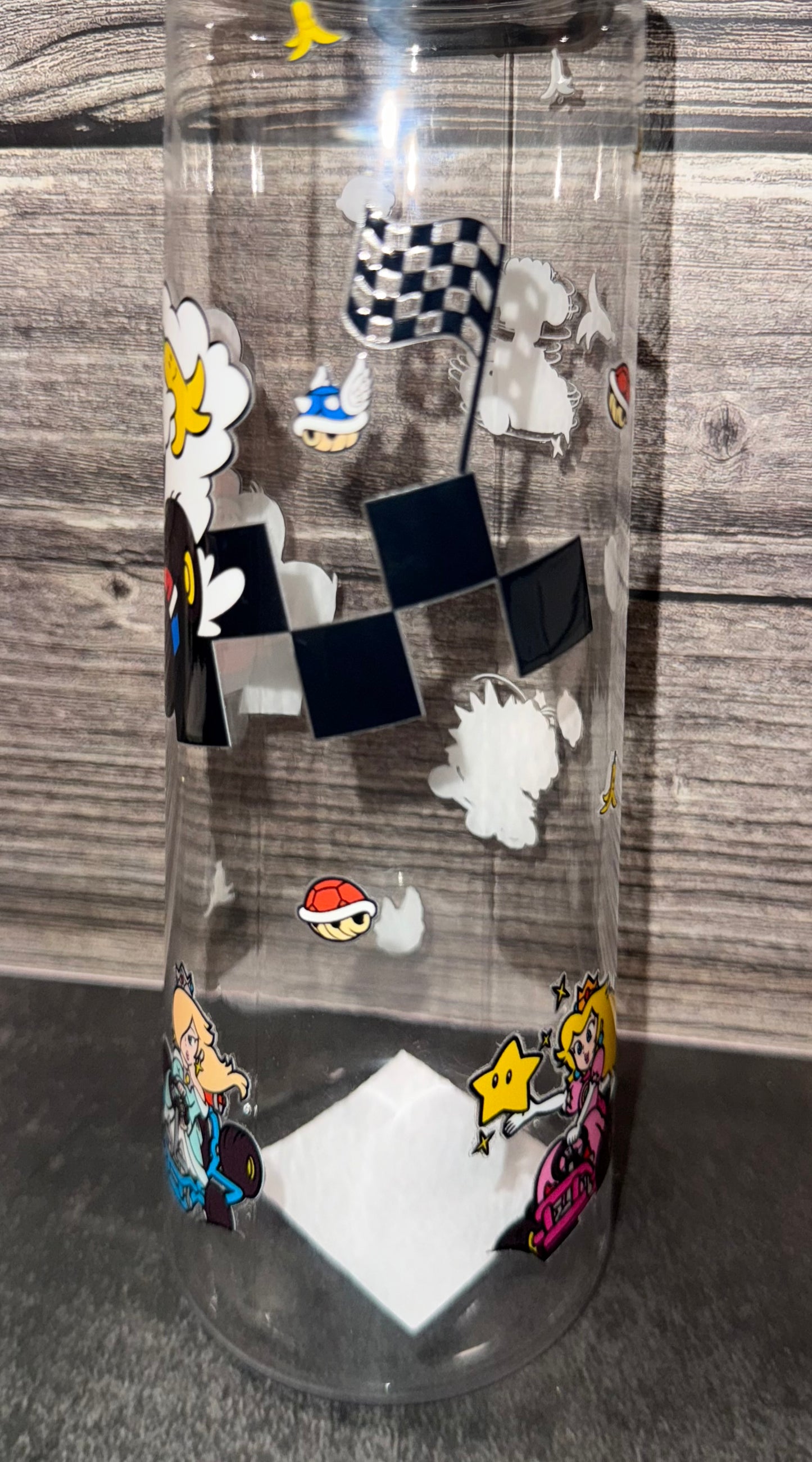 Kart Racing Game Character Water Bottle