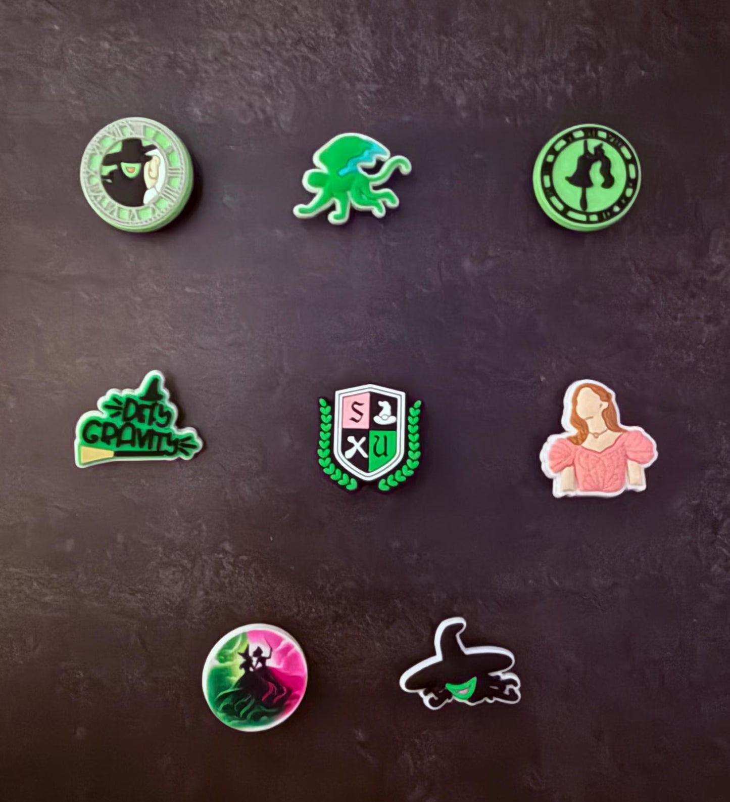 Witches Musical Character Shoe Charms