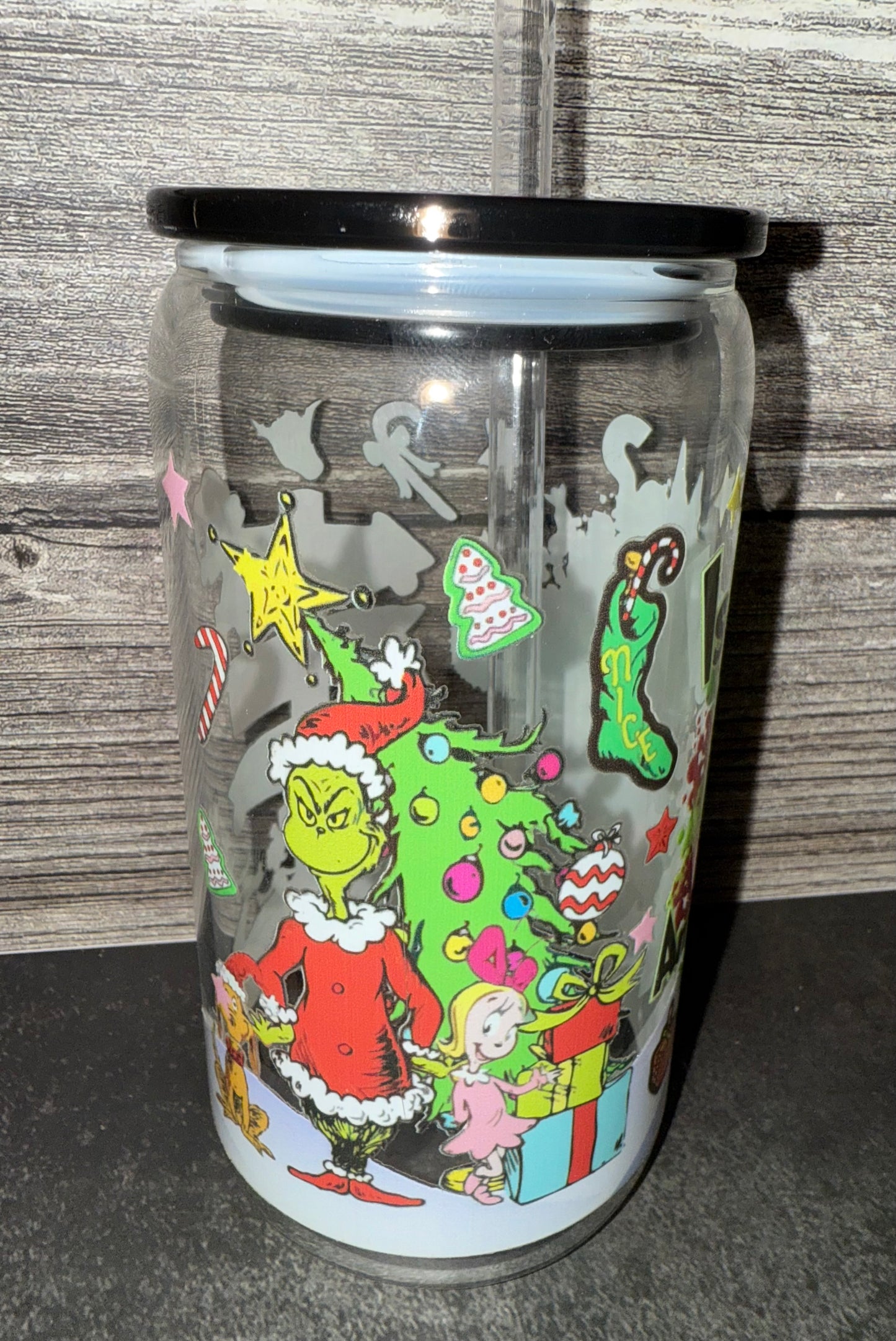 Cartoon Grinch Cup