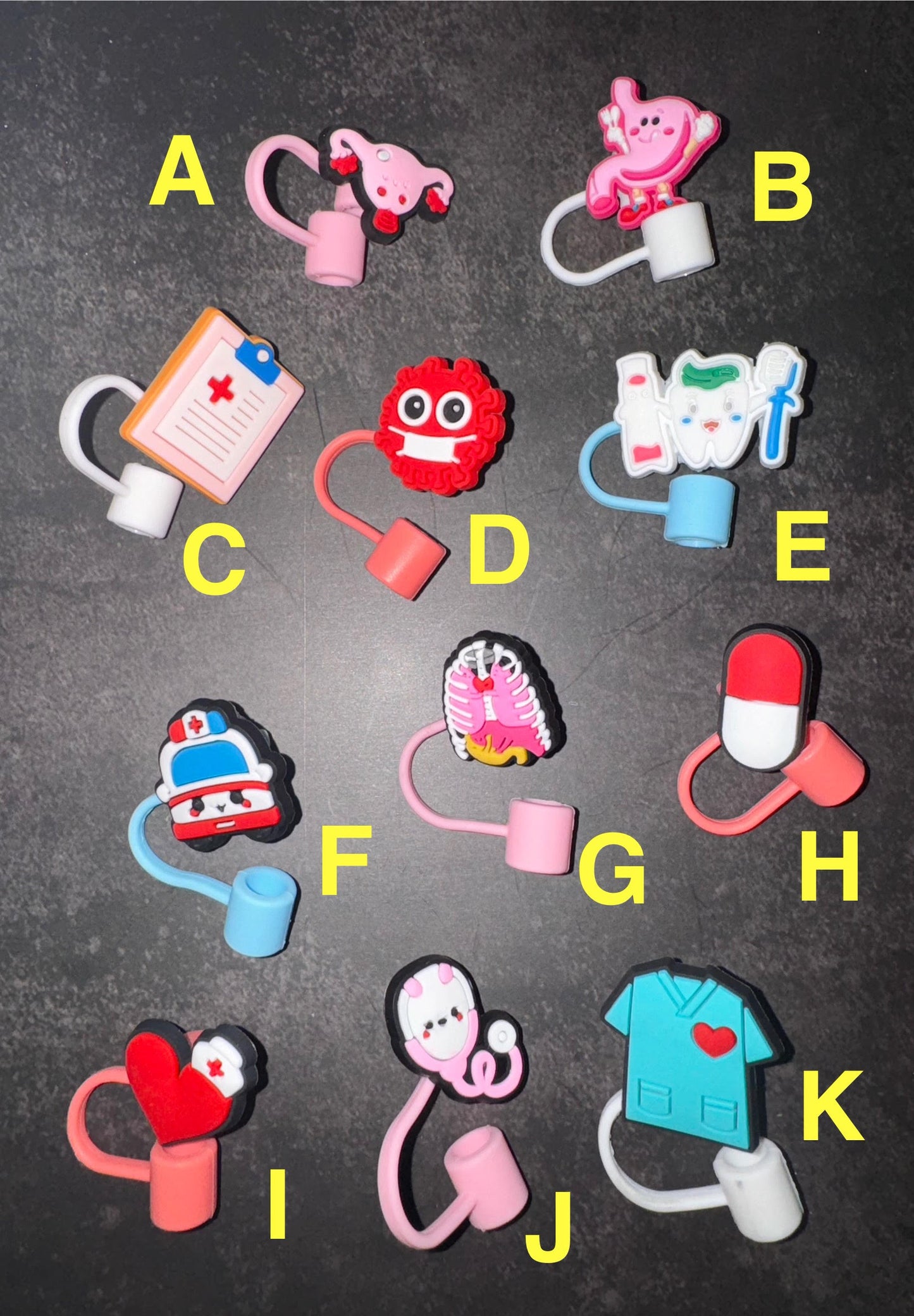 Healthcare Straw Cap Covers