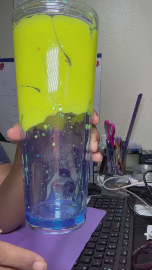 Lemon Drop Dual Lava Drip Cup